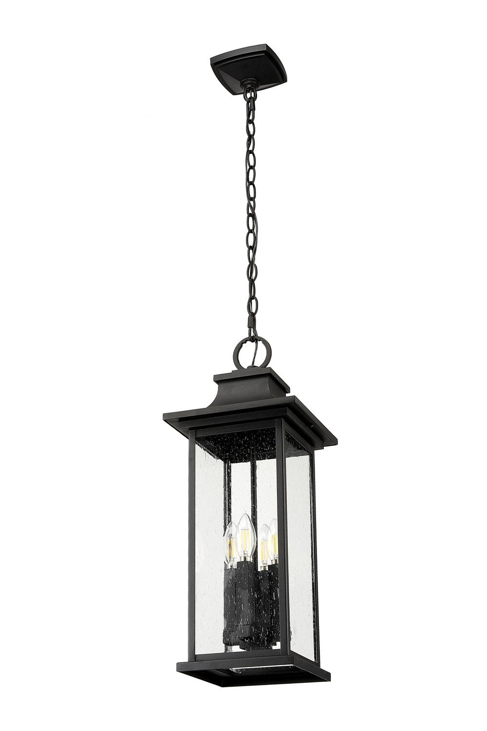 Z-LITE, TIBERIUS OUTDOOR CHAIN MOUNT CEILING FIXTURE, OUTDOOR CEILING LIGHT