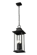 Z-LITE, TIBERIUS OUTDOOR CHAIN MOUNT CEILING FIXTURE, OUTDOOR CEILING LIGHT