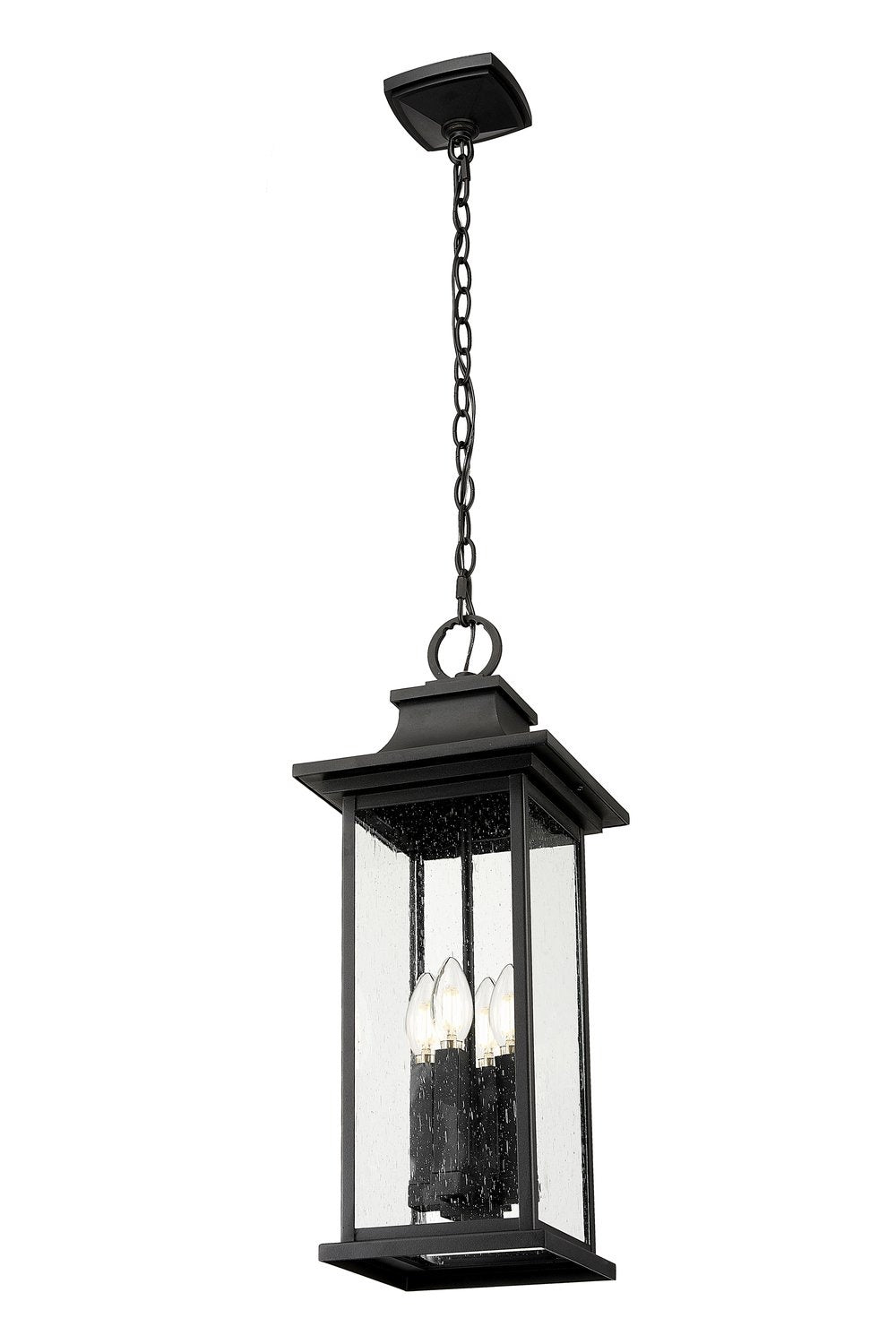 Z-LITE, TIBERIUS OUTDOOR CHAIN MOUNT CEILING FIXTURE, OUTDOOR CEILING LIGHT