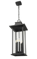 Z-LITE, TIBERIUS OUTDOOR CHAIN MOUNT CEILING FIXTURE, OUTDOOR CEILING LIGHT