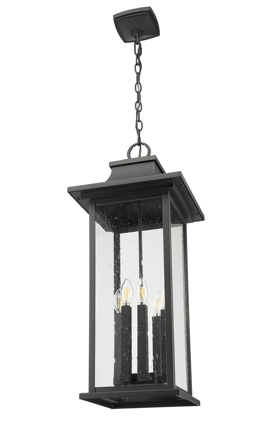 Z-LITE, TIBERIUS OUTDOOR CHAIN MOUNT CEILING FIXTURE, OUTDOOR CEILING LIGHT