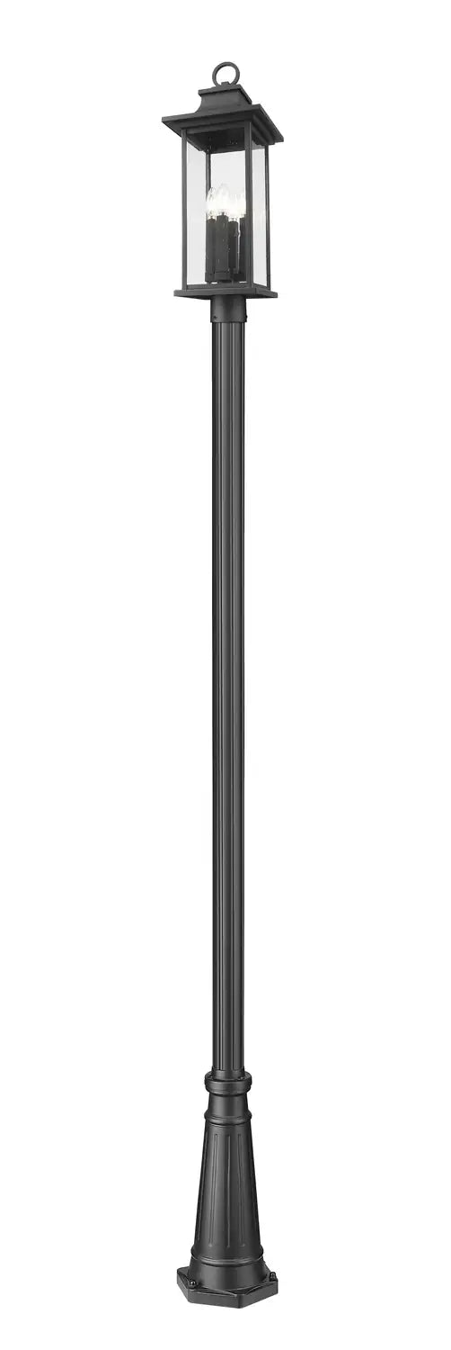 Z-LITE TIBERIUS OUTDOOR POST MOUNTED FIXTURE - Post