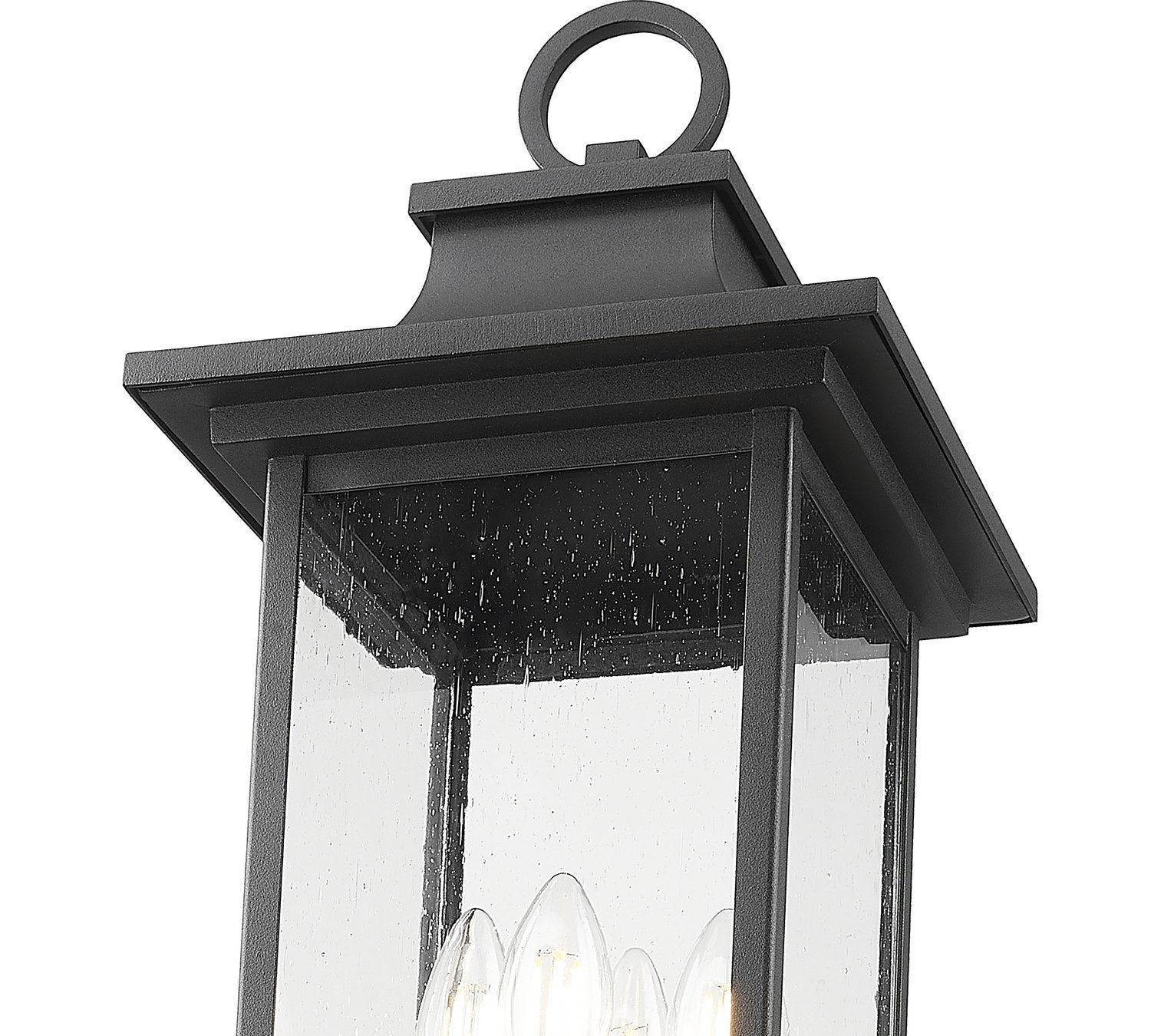 Z-LITE TIBERIUS OUTDOOR POST MOUNTED FIXTURE | 5017PHBR-564P-BK - Post