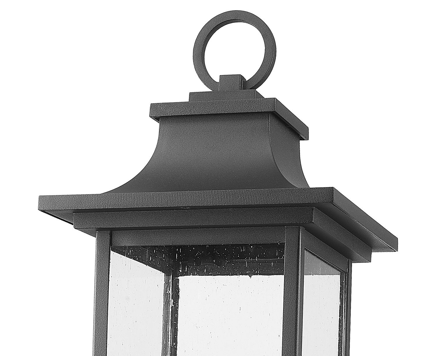 Z-LITE TIBERIUS OUTDOOR POST MOUNT FIXTURE | 5017PHBR-BK - Post