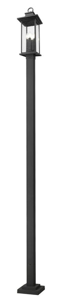 Z-LITE TIBERIUS OUTDOOR POST MOUNTED FIXTURE | 5017PHBS-536P-BK - Post