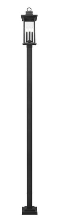 Z-LITE TIBERIUS OUTDOOR POST MOUNTED FIXTURE | 5017PHBS-536P-BK - Post