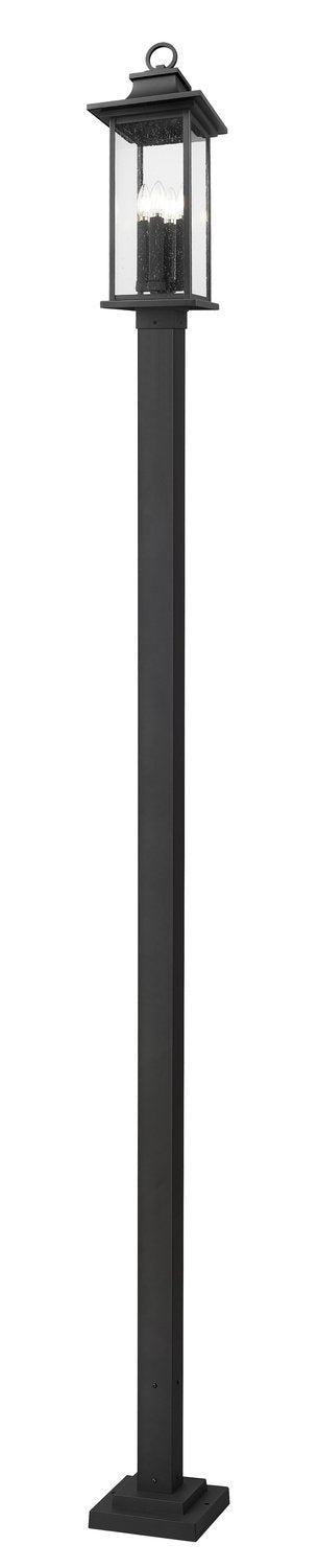 Z-LITE TIBERIUS OUTDOOR POST MOUNTED FIXTURE | 5017PHBS-536P-BK - Post