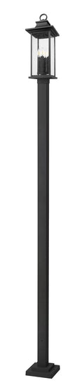 Z-LITE TIBERIUS OUTDOOR POST MOUNTED FIXTURE | 5017PHBS-536P-BK - Post