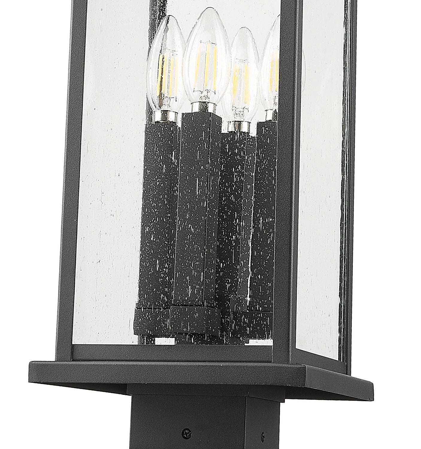 Z-LITE TIBERIUS OUTDOOR POST MOUNTED FIXTURE | 5017PHBS-536P-BK - Post