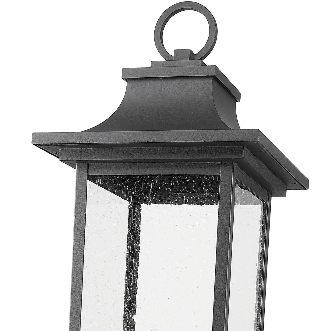 Z-LITE TIBERIUS OUTDOOR POST MOUNT FIXTURE | 5017PHXLR-BK - Post