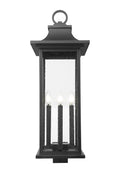 Z-LITE TIBERIUS OUTDOOR POST MOUNT FIXTURE | 5017PHXLS-BK - Post
