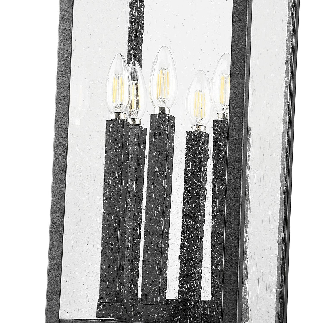 Z-LITE TIBERIUS OUTDOOR PIER MOUNTED FIXTURE | 5017PHXLS-SQPM-BK - Post