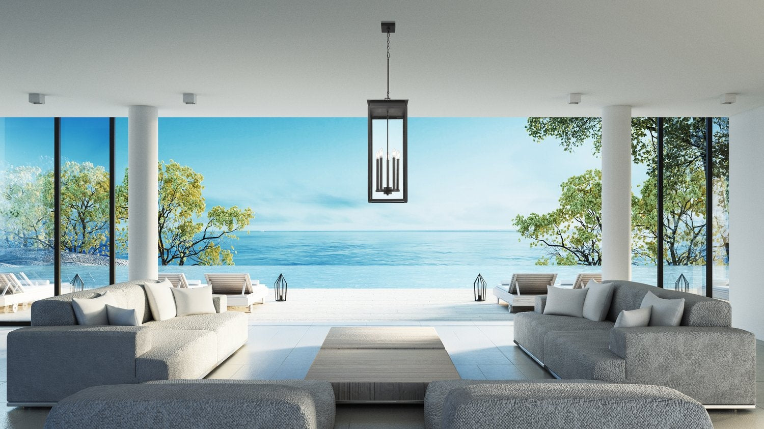 Z-LITE, NOVA OUTDOOR CHAIN MOUNT CEILING FIXTURE, OUTDOOR CEILING LIGHTS