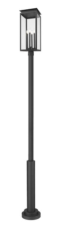 Z-LITE NOVA OUTDOOR POST MOUNTED FIXTURE | 5018PHBR-5010P-BK - Post