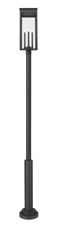 Z-LITE NOVA OUTDOOR POST MOUNTED FIXTURE | 5018PHBR-5010P-BK - Post