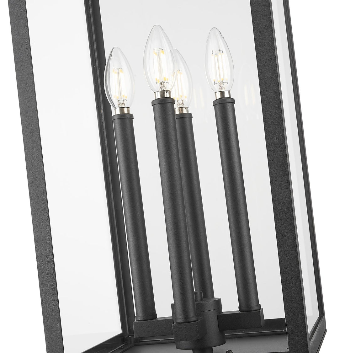 Z-LITE NOVA OUTDOOR PIER MOUNTED FIXTURE | 5018PHBR-533PM-BK - Post