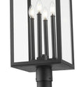 Z-LITE NOVA OUTDOOR POST MOUNTED FIXTURE | 5018PHBR-564P-BK - Post