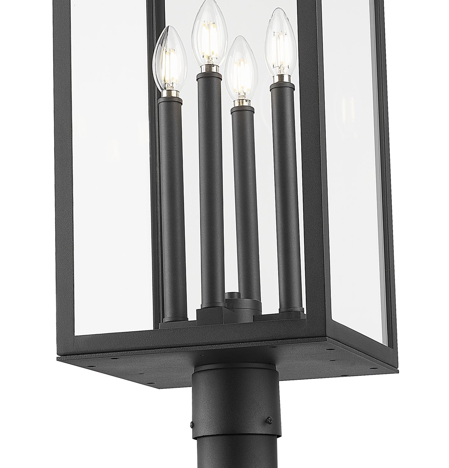 Z-LITE NOVA OUTDOOR POST MOUNTED FIXTURE | 5018PHBR-564P-BK - Post
