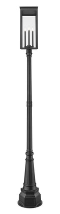 Z-LITE NOVA OUTDOOR POST MOUNTED FIXTURE | 5018PHBR-564P-BK - Post