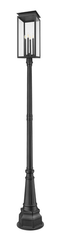 Z-LITE NOVA OUTDOOR POST MOUNTED FIXTURE | 5018PHBR-564P-BK - Post