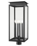 Z-LITE NOVA OUTDOOR POST MOUNT FIXTURE | 5018PHBR-BK - Post