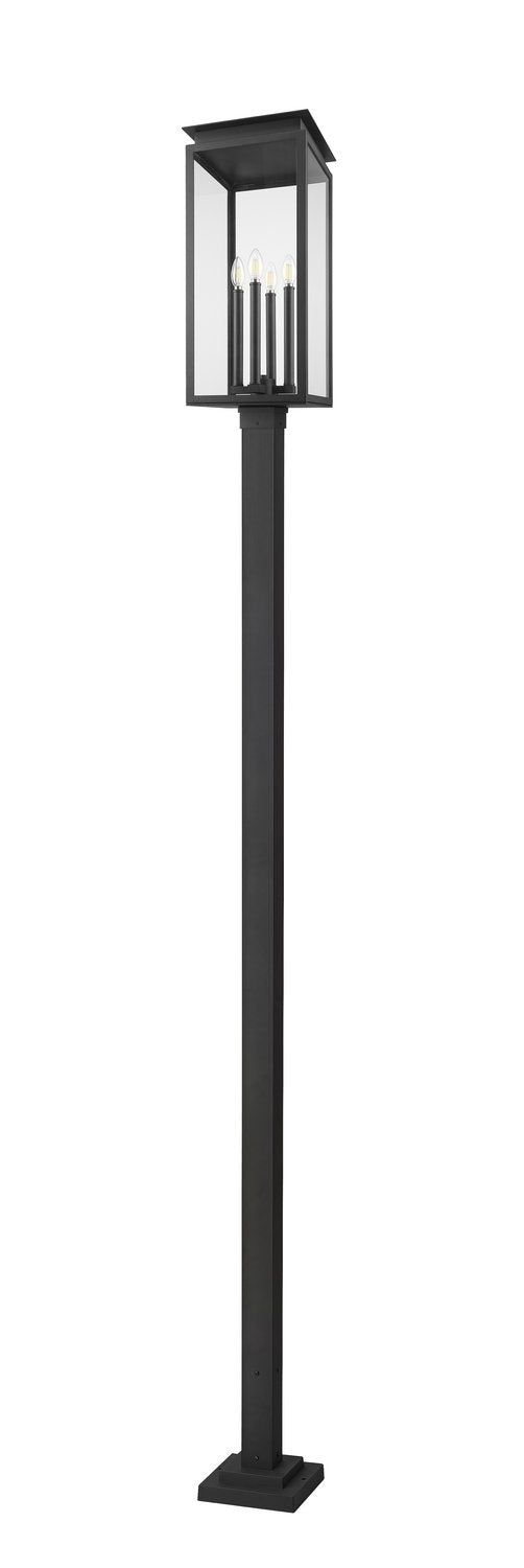 Z-LITE NOVA OUTDOOR POST MOUNTED FIXTURE | 5018PHBS-536P-BK - Post