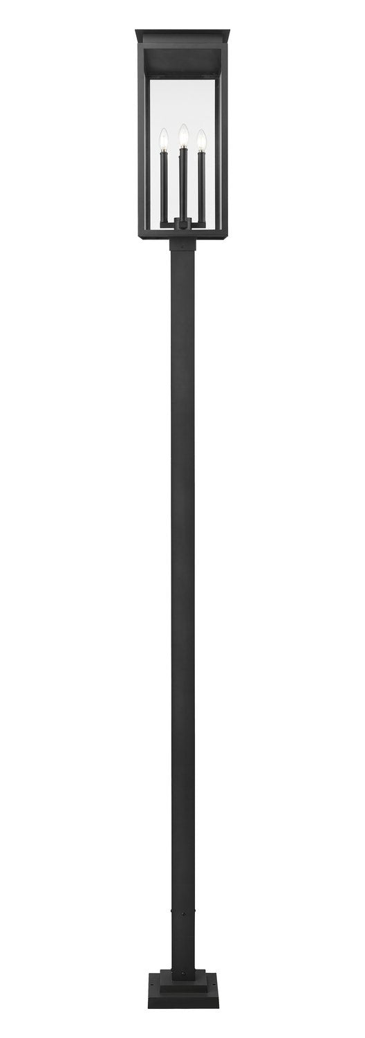 Z-LITE NOVA OUTDOOR POST MOUNTED FIXTURE | 5018PHBS-536P-BK - Post