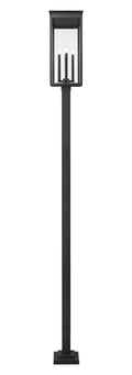 Z-LITE NOVA OUTDOOR POST MOUNTED FIXTURE | 5018PHBS-536P-BK - Post