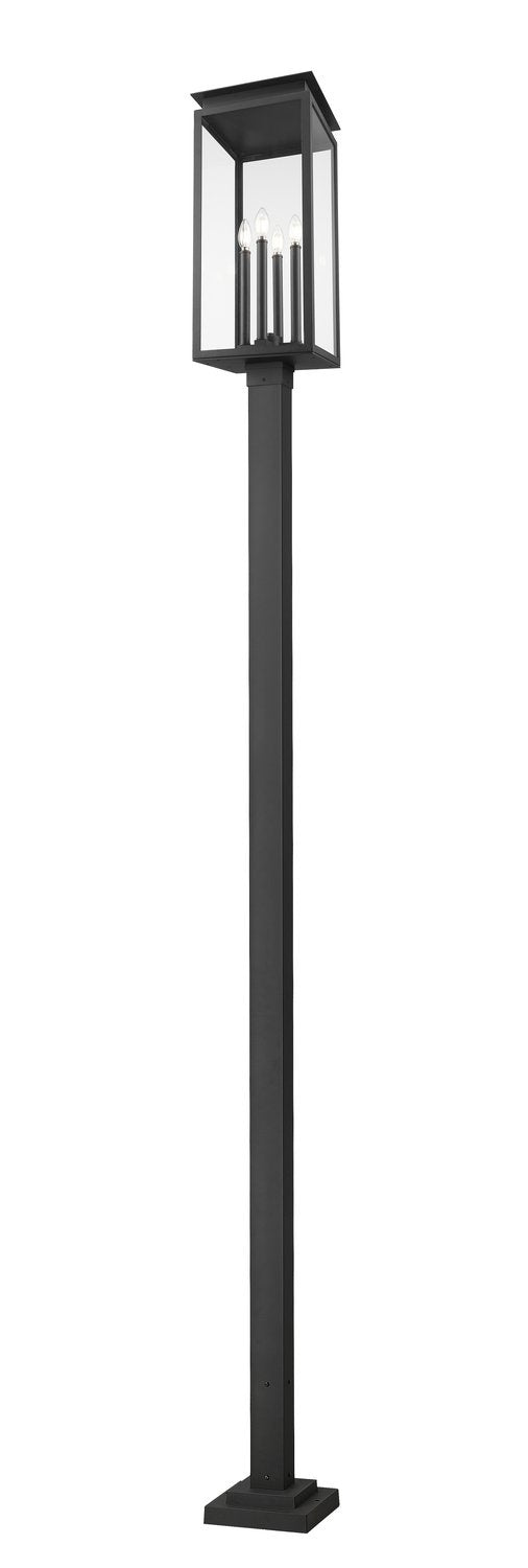 Z-LITE NOVA OUTDOOR POST MOUNTED FIXTURE | 5018PHBS-536P-BK - Post