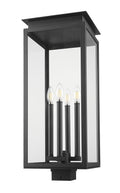 Z-LITE NOVA OUTDOOR POST MOUNT FIXTURE | 5018PHBS-BK - Post