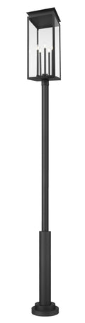 Z-LITE NOVA OUTDOOR POST MOUNTED FIXTURE | 5018PHXLR-5010P-BK - Post