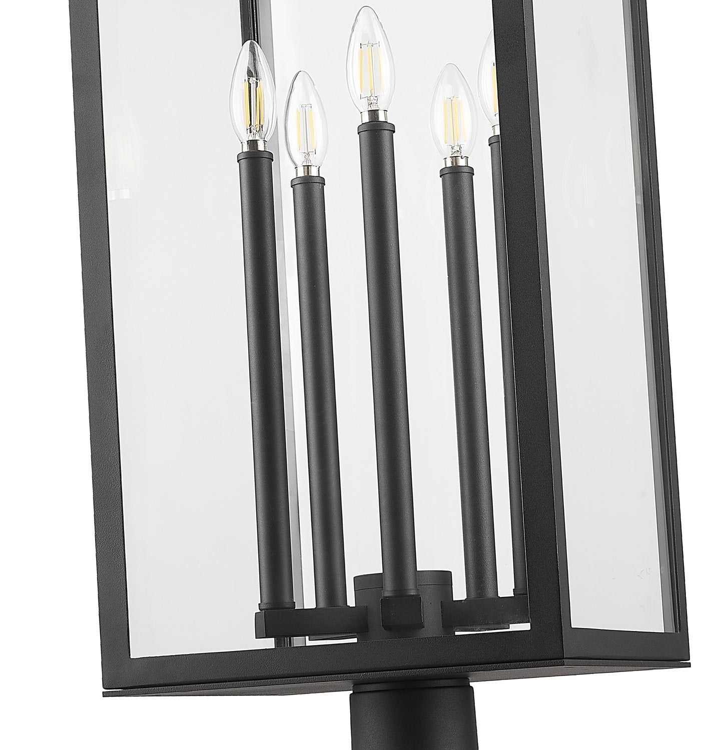 Z-LITE NOVA OUTDOOR POST MOUNTED FIXTURE | 5018PHXLR-5010P-BK - Post