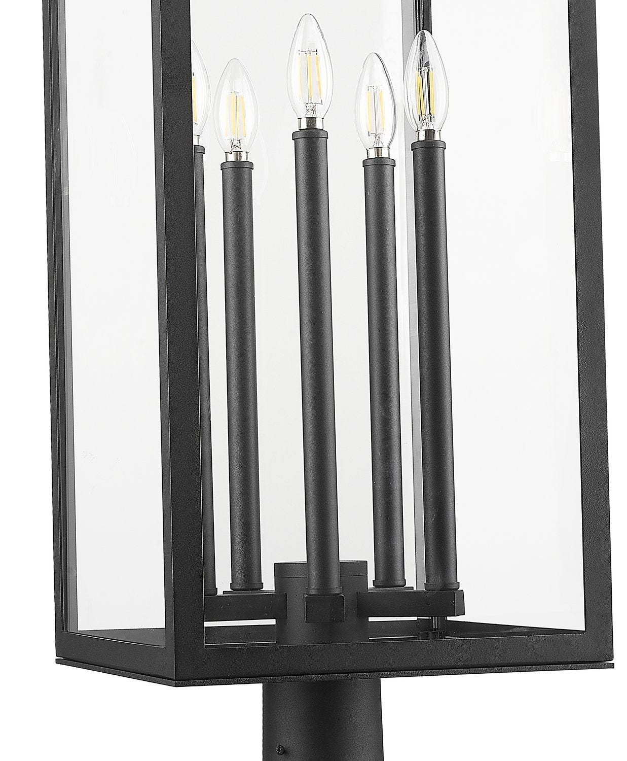 Z-LITE NOVA OUTDOOR POST MOUNTED FIXTURE | 5018PHXLR-564P-BK - Post