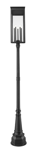 Z-LITE NOVA OUTDOOR POST MOUNTED FIXTURE | 5018PHXLR-564P-BK - Post