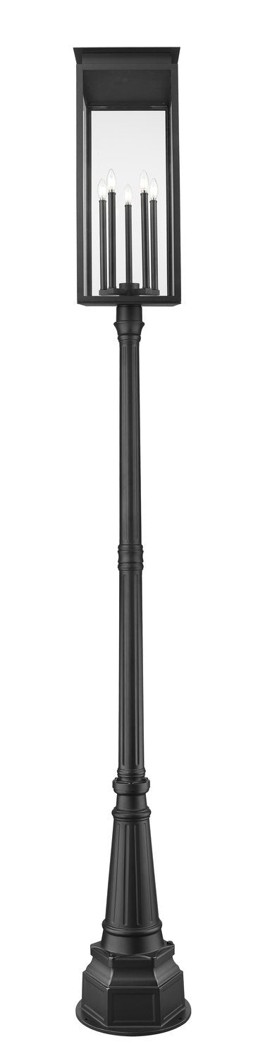 Z-LITE NOVA OUTDOOR POST MOUNTED FIXTURE | 5018PHXLR-564P-BK - Post
