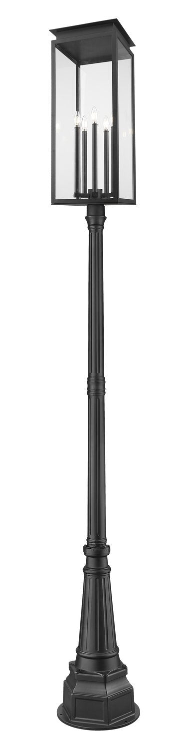 Z-LITE NOVA OUTDOOR POST MOUNTED FIXTURE | 5018PHXLR-564P-BK - Post