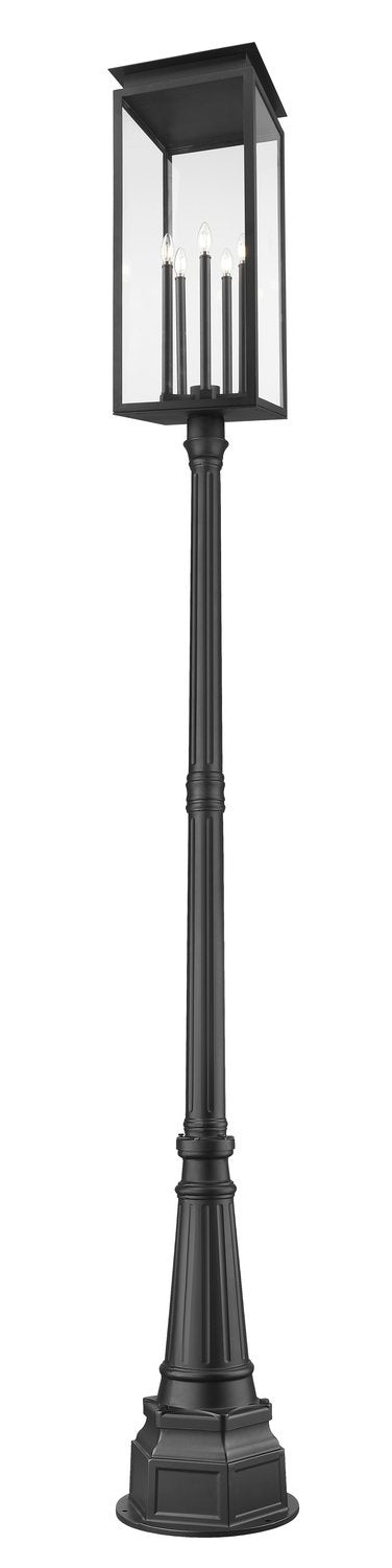 Z-LITE NOVA OUTDOOR POST MOUNTED FIXTURE | 5018PHXLR-564P-BK - Post