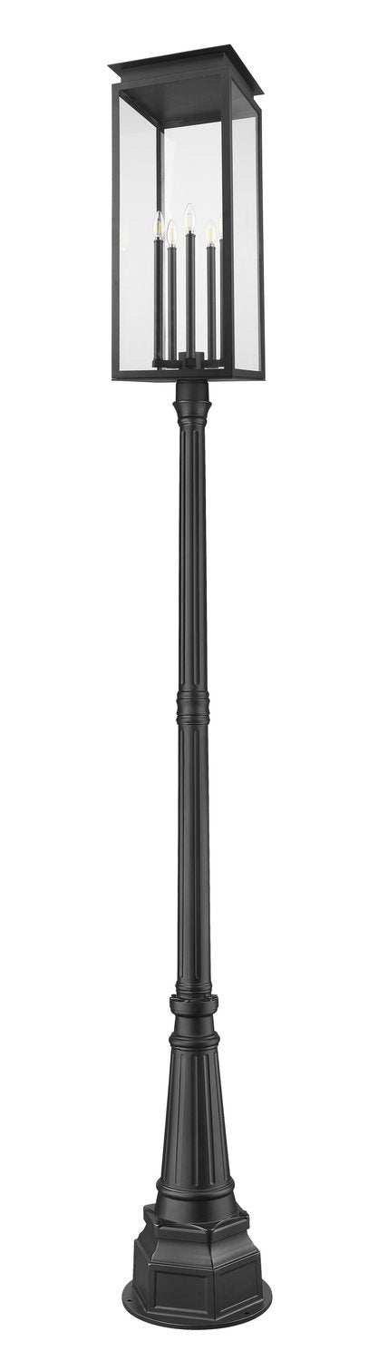 Z-LITE NOVA OUTDOOR POST MOUNTED FIXTURE | 5018PHXLR-564P-BK - Post