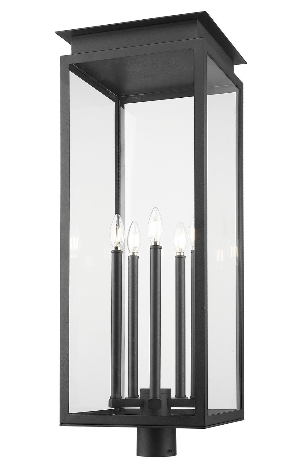 Z-LITE NOVA OUTDOOR POST MOUNT FIXTURE | 5018PHXLR-BK - Post