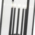 Z-LITE NOVA OUTDOOR PIER MOUNTED FIXTURE | 5018PHXLS-SQPM-BK - Post