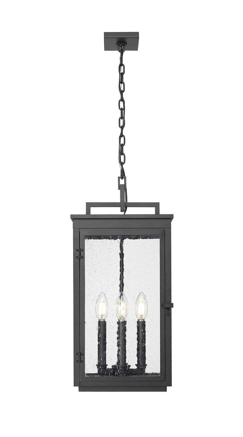 Z-LITE, HARTWELL OUTDOOR CHAIN MOUNT CEILING FIXTURE, OUTDOOR CEILING LIGHTS