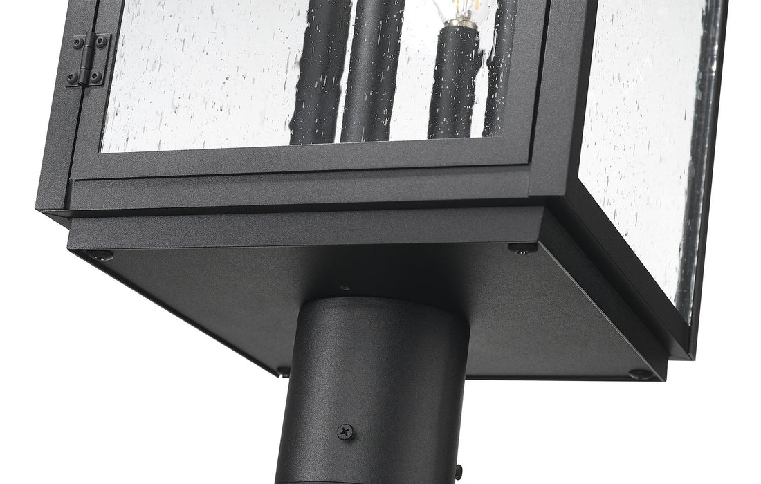 Z-LITE HARTWELL OUTDOOR POST MOUNTED FIXTURE | 5019PHBR-519P-BK - Post