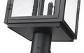 Z-LITE HARTWELL OUTDOOR POST MOUNTED FIXTURE | 5019PHBR-519P-BK - Post