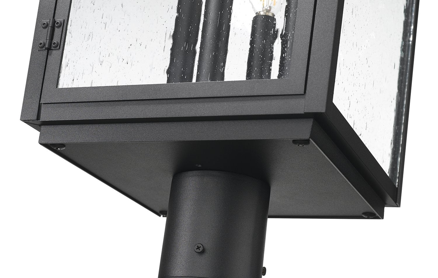 Z-LITE HARTWELL OUTDOOR POST MOUNTED FIXTURE | 5019PHBR-519P-BK - Post