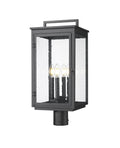 Z-LITE HARTWELL OUTDOOR POST MOUNT FIXTURE | 5019PHBR-BK - Post