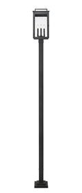 Z-LITE HARTWELL OUTDOOR POST MOUNTED FIXTURE | 5019PHBS-536P-BK - Post