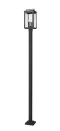 Z-LITE HARTWELL OUTDOOR POST MOUNTED FIXTURE | 5019PHBS-536P-BK - Post