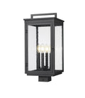 Z-LITE HARTWELL OUTDOOR POST MOUNT FIXTURE | 5019PHBS-BK - Post