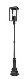 Z-LITE HARTWELL OUTDOOR POST MOUNTED FIXTURE | 5019PHXLR-564P-BK - Post
