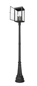 Z-LITE HARTWELL OUTDOOR POST MOUNTED FIXTURE | 5019PHXLR-564P-BK - Post